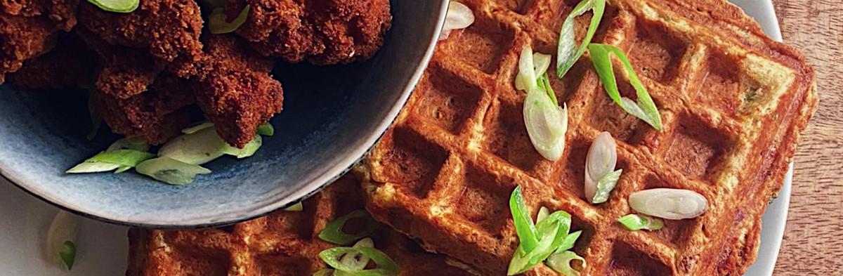 Chicken and waffles