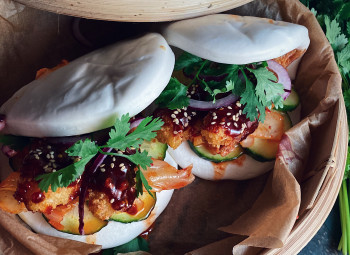 Korean shrimp bao